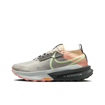 Nike Zegama Trail 2 Durable Breathable Low Top Trail Running Shoes Men's Gray Red