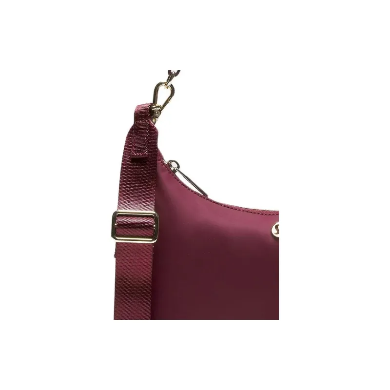 Lululemon Polyester With Nylon Handbag, Crossbody Bag, Shoulder Bag Mini Women's Burgundy-2
