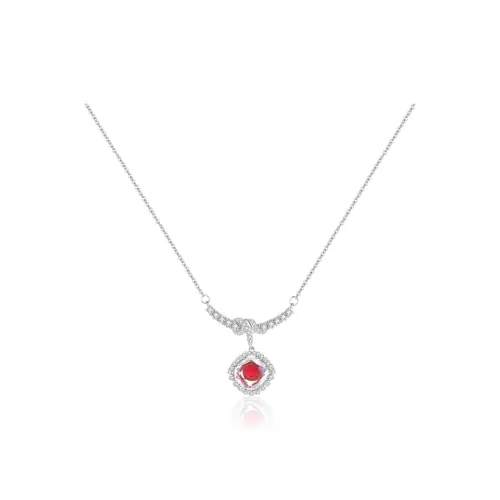PARANOID PUPPY Red Candy Pendant Unique Necklace Individual Women's