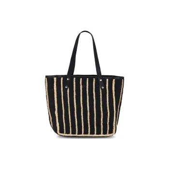RAG&BONE Raffia Fiber Handbag Women's Black