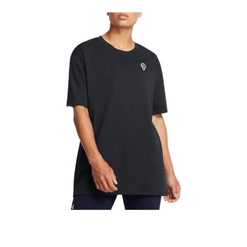 Under Armour Drop Shoulder Sleeve T Shirt Women's Black-2