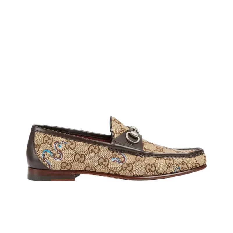 GUCCI Horsebit 1953 Loafers Men's Brown-1