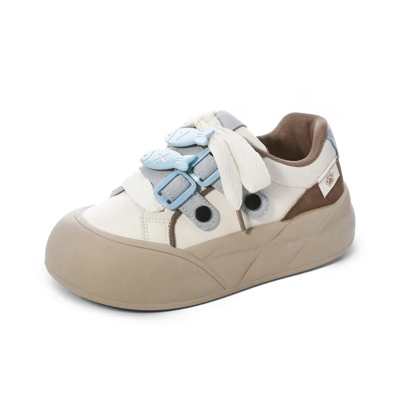 Lovely You Lightweight Anti Slip And Wear Resistant Low Top Skateboard Shoes Women's-13