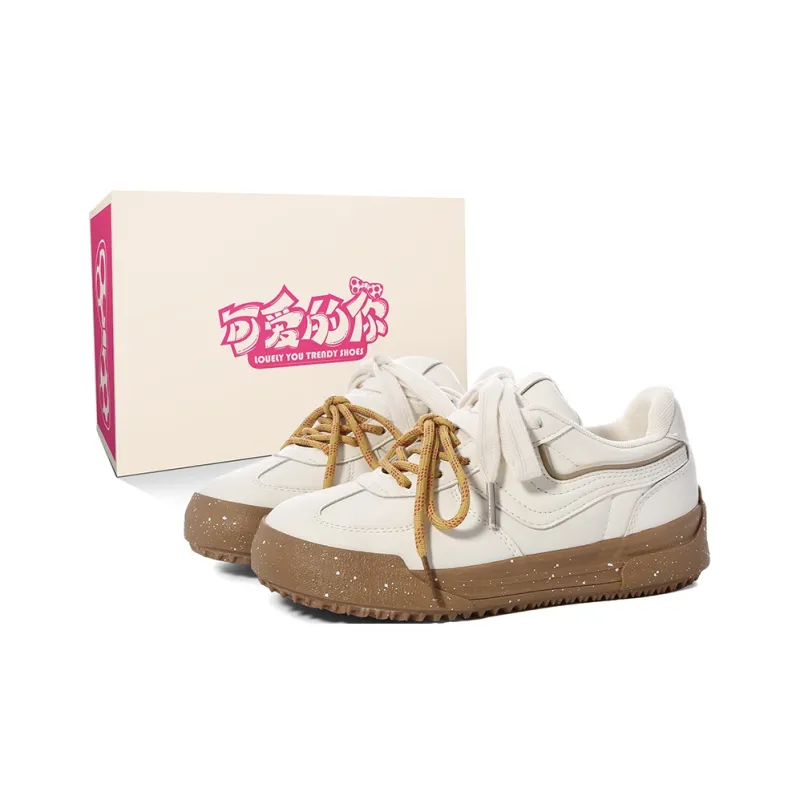Lovely You Lightweight Wear-Resistant And Slip-Resistant Low-Top Skateboard Shoes Women's-21