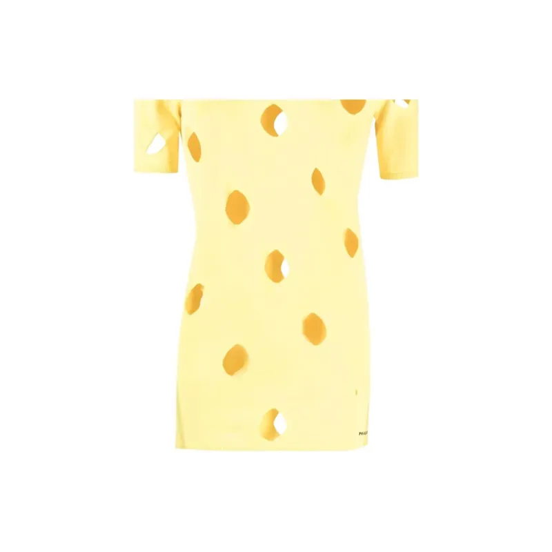 PRADA T-Shirts Women's Yellow-5