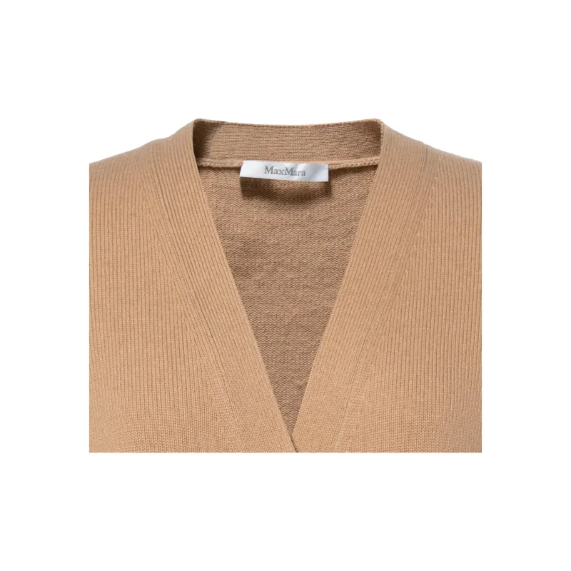 MaxMara Villar V Neck Long Sleeved Cardigan-6