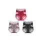 Floral Molded Goddess Pants-Burgundy+Gray Purple+Black
