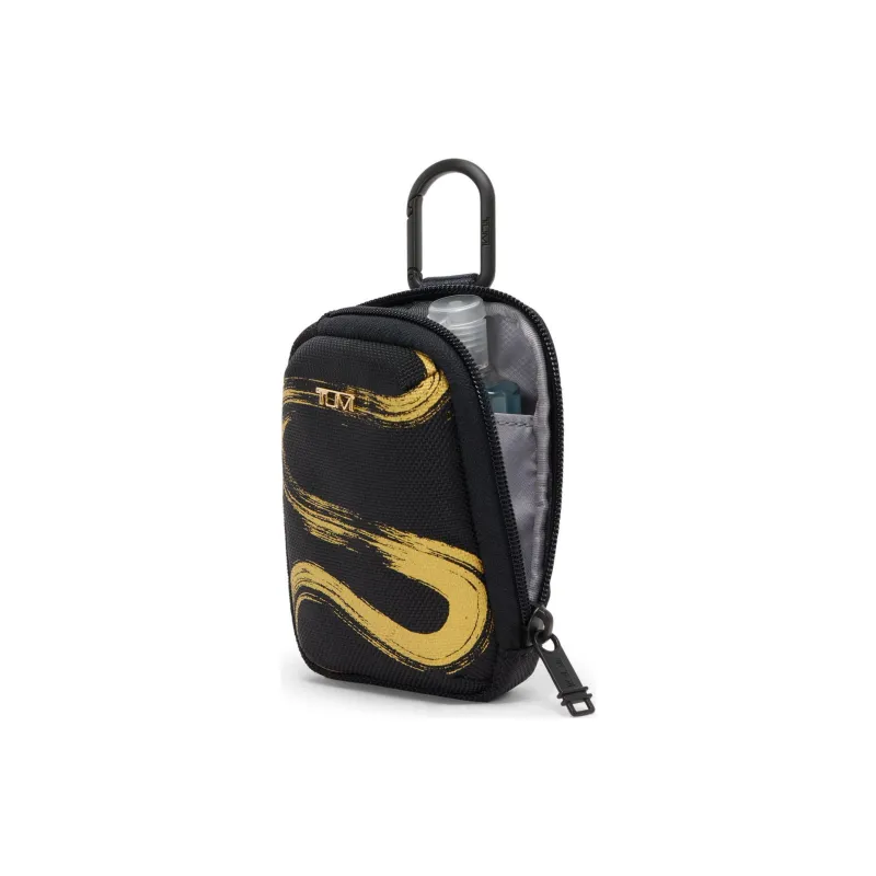 TUMI Nylon Storage Bag Unisex Golden Snake Brushwork-2