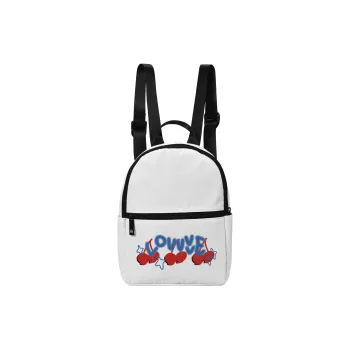 LOVVVVE Polyester Students Backpack Regular Women's White