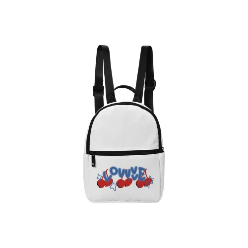 LOVVVVE Polyester Students Backpack Regular Women's White