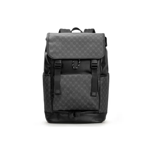 Slazenger PU Laptop Bags Backpacks Regular Unisex Black/White