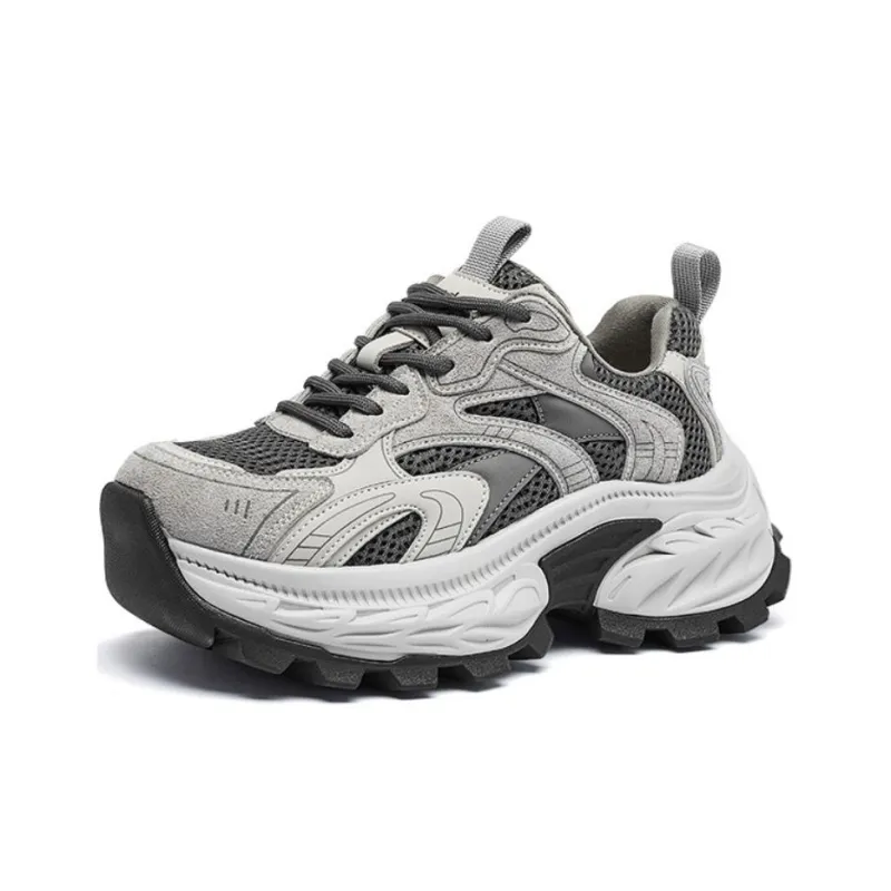 AGSDON Height Increasing Low-Top Chunky Sneakers Women's-1