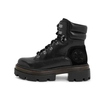 TORY BURCH Lug Miller Leather Boots