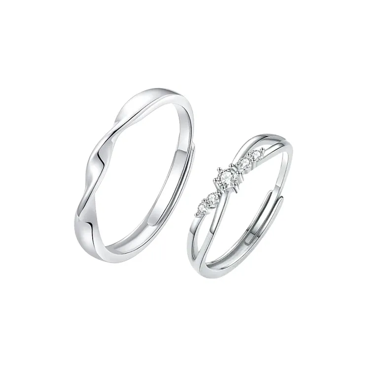 ZHIAIYONGHENG 999 Fine Silver Rings Unisex-5