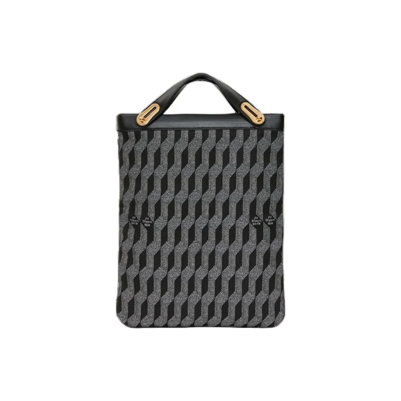 AU DEPART Elysées Reflex Logo Printed Tote Bag-2