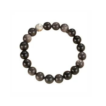 ZUIWENGLANGYASHANWENCHUANG Obsidian Bracelets Unisex