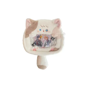 PAIBLOKS Plush Backpack Unisex Ecru