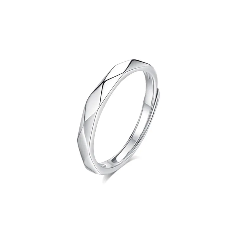 BLANK IN BLANK Zircon Rings Unisex Girlfriend's Birthday Commemoration Anniversary Box-5