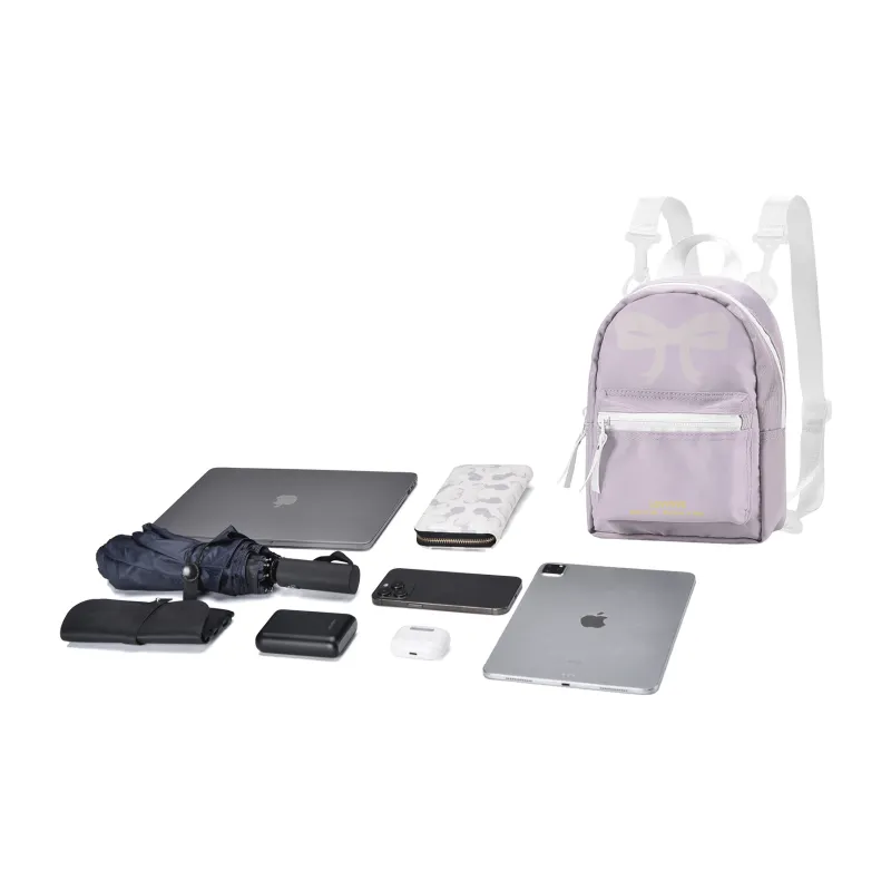 LOVVVVE Polyester Backpack Regular Women's Pink-4