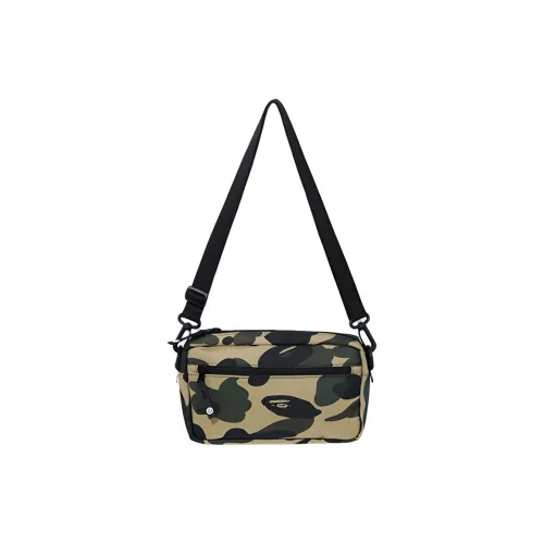 A BATHING APE Bape Fabric Shoulder Bag Crossbody Bag Regular Unisex Camouflage