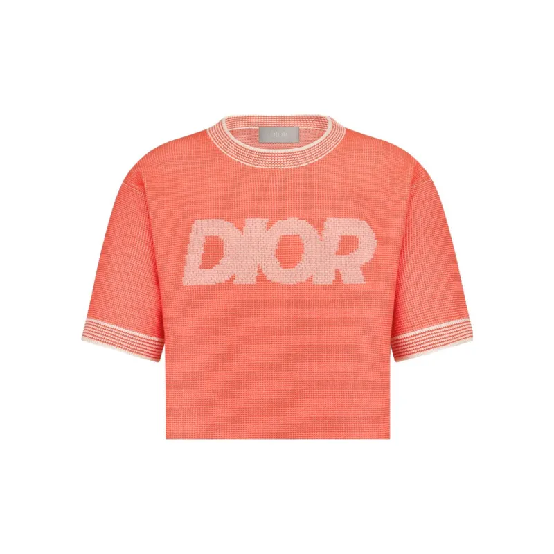 DIOR SS23 T Shirt Men's Coral Red-3