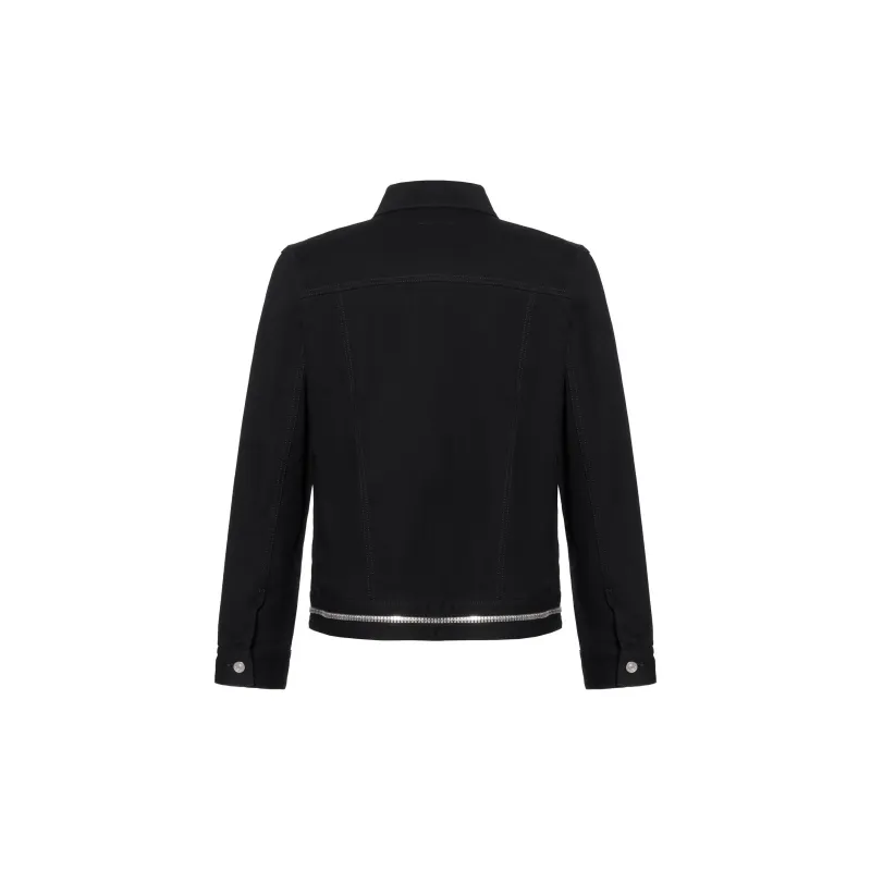 Givenchy Classic Fit 4G Zip And Rivet Denim Jacket-1