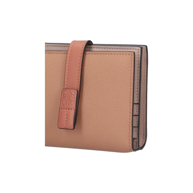 LOEWE Calfskin Wallet Women's Brown-3