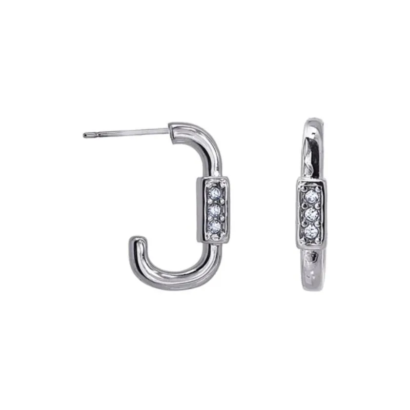 ANARTXY Surgical Steel Zircon Earrings Women's Gold/Silver-3