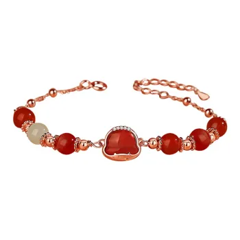Emerald Agate Bracelets Women's