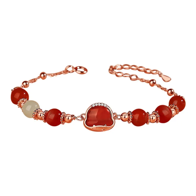 Emerald Agate Bracelets Women's-0