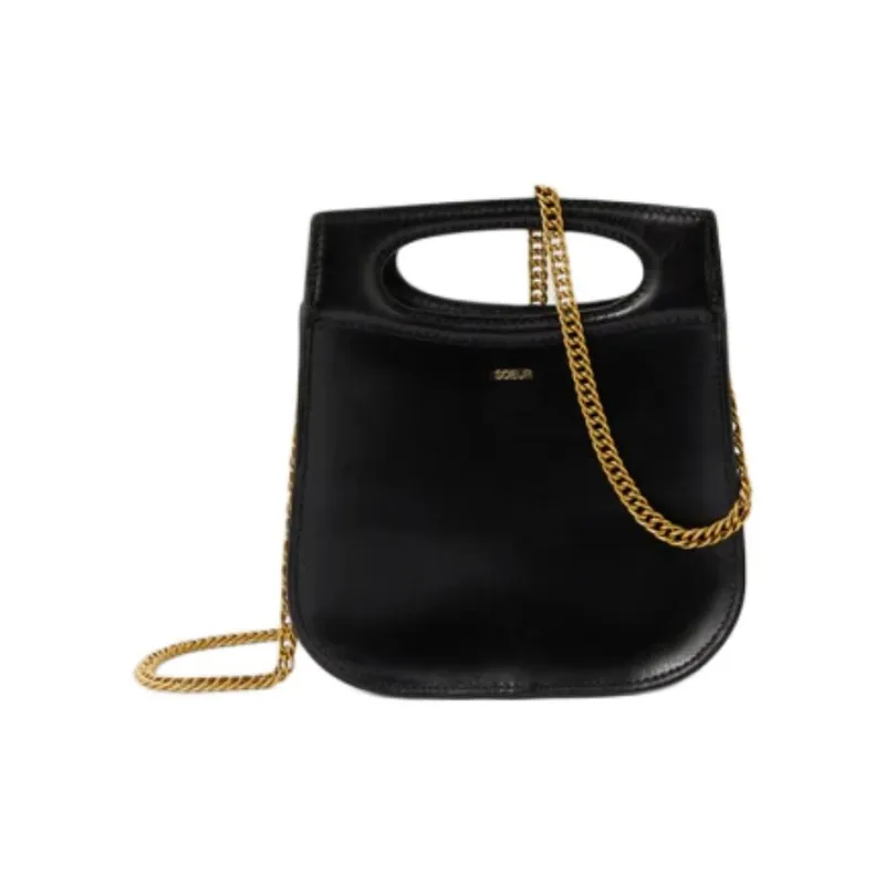 SOEUR Cow Leather One Shoulder Handbags Mini Women's Black-0