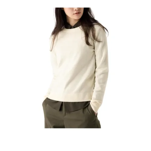UNIQLO Cashmere Sweater Women's Glutinous White