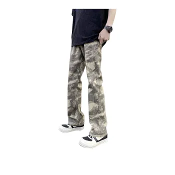 TESTUNG Jeans Men's Desert Camouflage