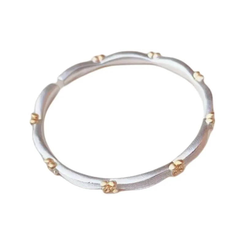 U state 999 Fine Silver Sterling Silver Bracelets Women's-0