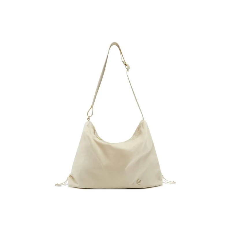 LiNing Polyester Shoulder Bag, Crossbody Bag Unisex Dune Khaki-0