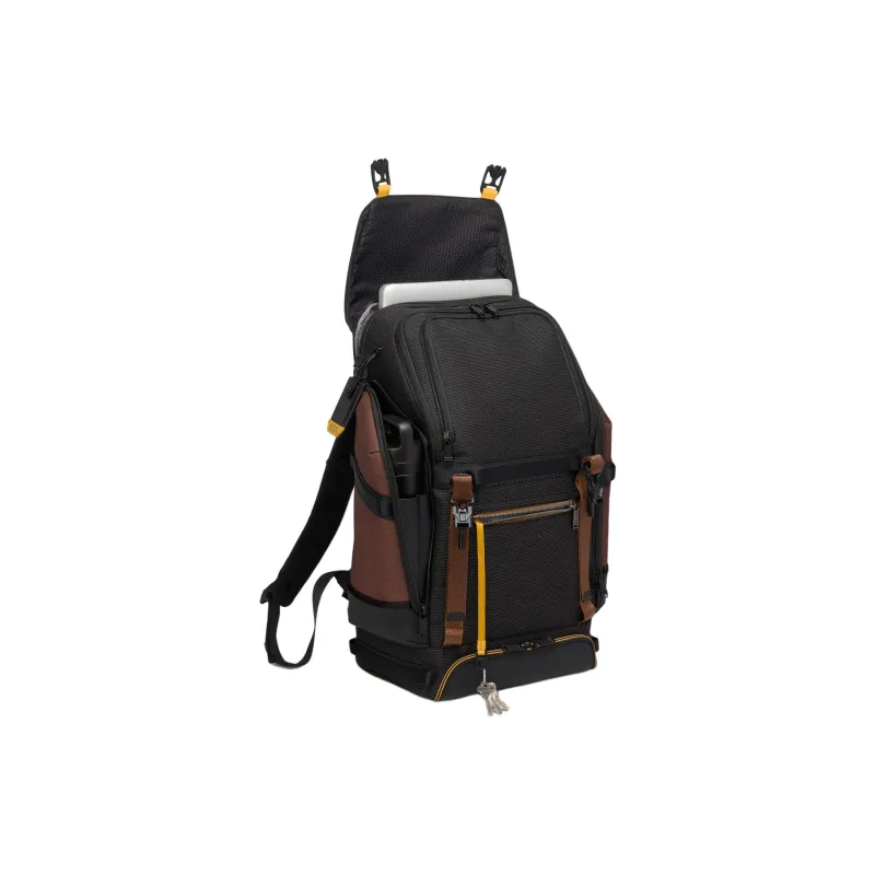 TUMI Fabric Backpack Men's Black Agate-3