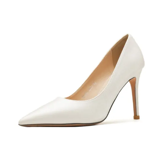 QITUMAUL Slim Heel High Heels 6.5 9.5cm Women's-4