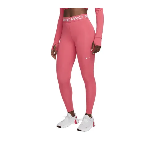Nike Pro Women's Mid Rise Mesh Paneled Leggings