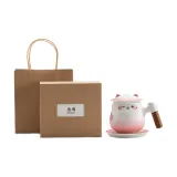 [Lucky Cat]Adorable Baby Tea Cup_Romantic Pink