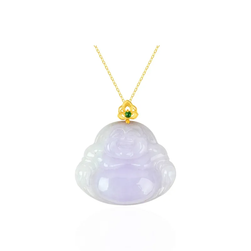 XIAOLIUJADE Glutinous Jade Jadeite Necklaces Women's-0