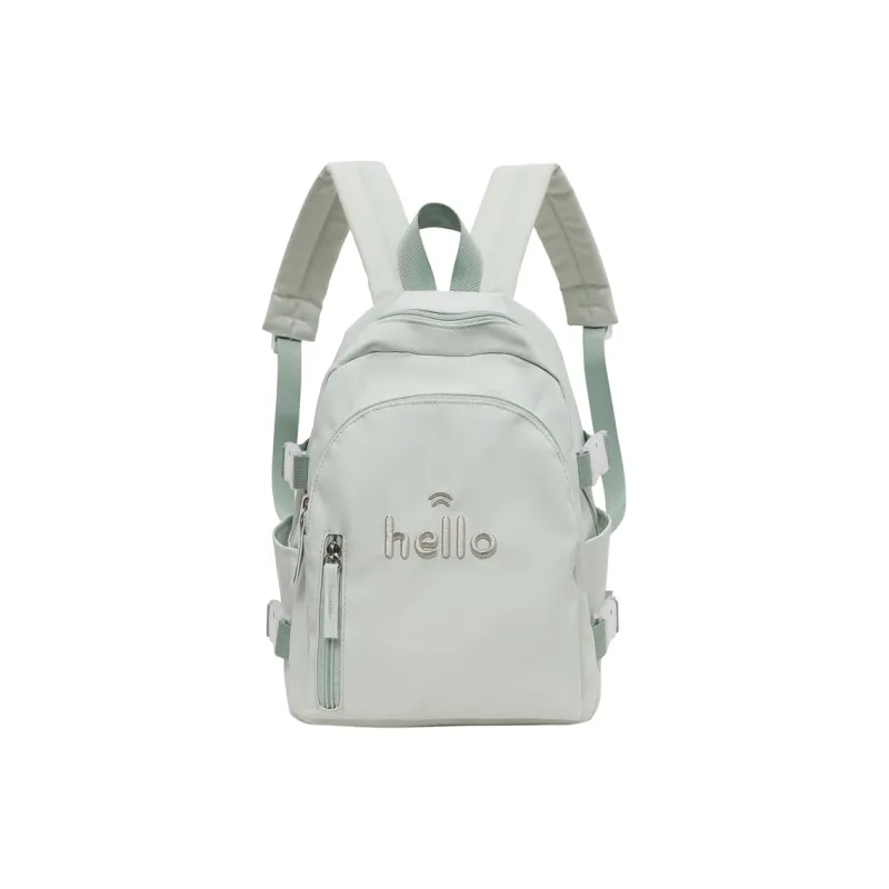 GOBLIN SHARKS 1759 Nylon Backpack Small Size Unisex White/Black/Blue/Green/Yellow-11