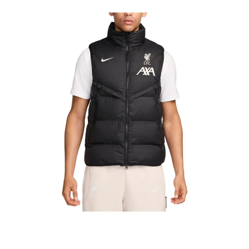 Nike x Liverpool FC Storm-FITPrimaLoft Strike Windrunner Vest Men's Black/Light Ore Brown-0