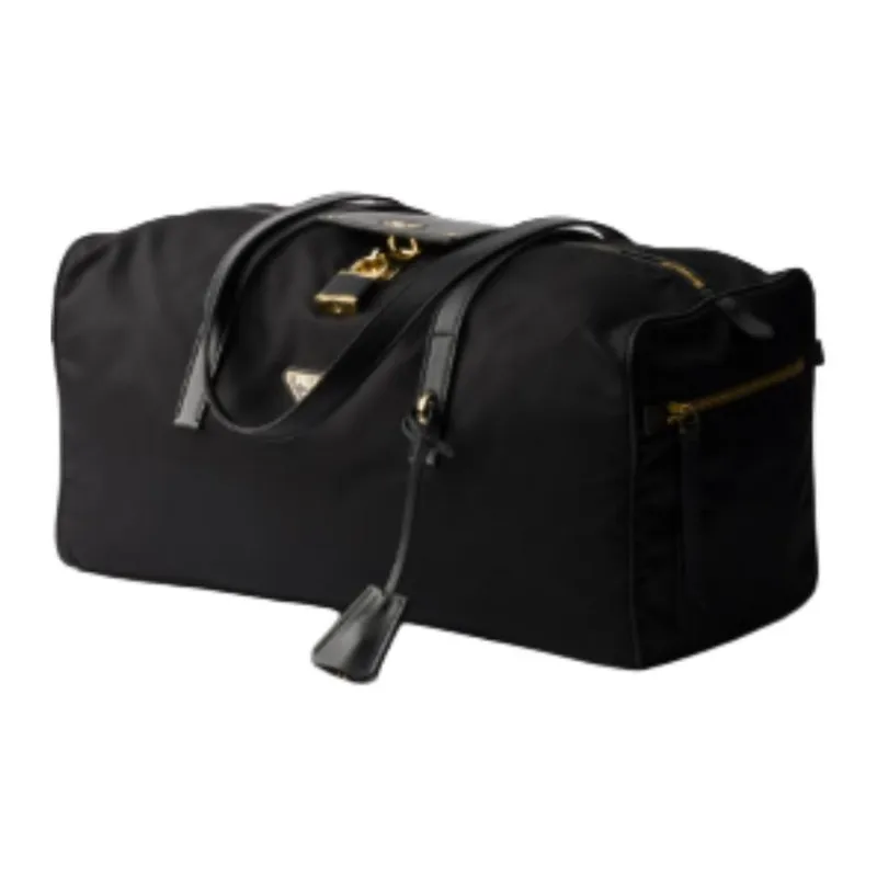 PRADA Re Nylon Recycled Nylon Travel Bag Men's Black-1