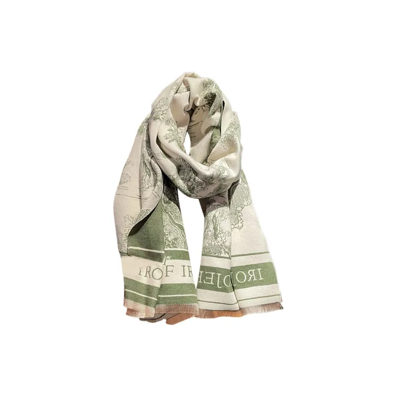 Cranta Komeia Faux Cashmere Knit Scarves Women's-10