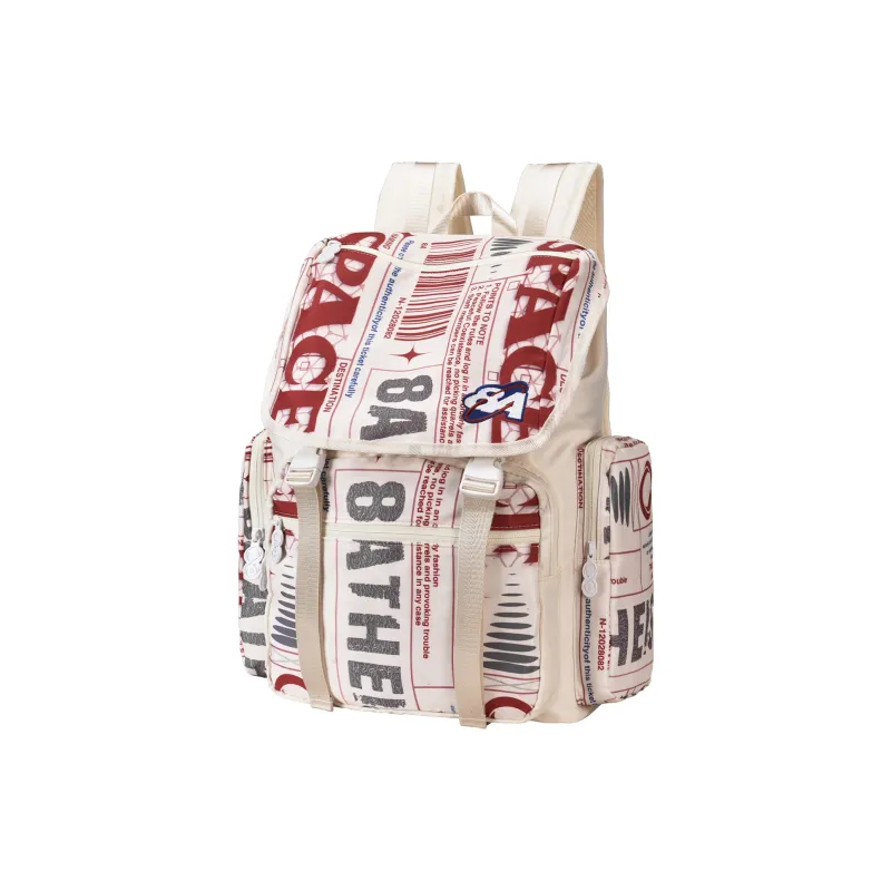 8atheist Polyester Backpack For Students Regular Unisex Ecru-1