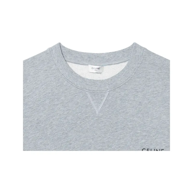 CELINE Loose Sweatshirt In Cotton Fleece-2