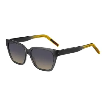 HUGO BOSS Plastic Acetate Irregular Shape Sunglasses Women's Black