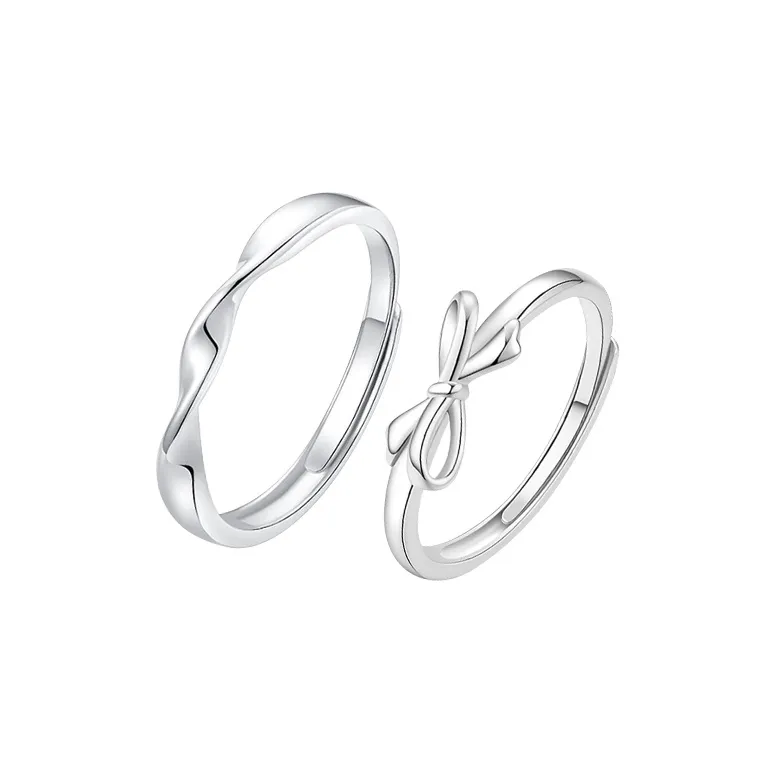 ZHIAIYONGHENG 999 Fine Silver Rings Unisex-4