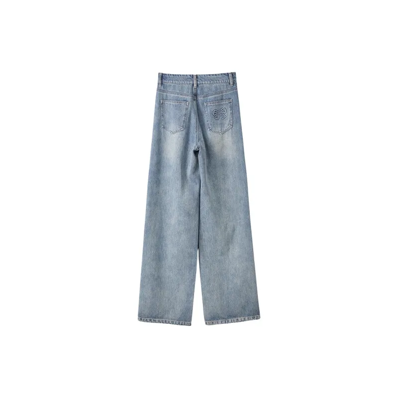 XIANGYING Jeans Women's Blue-1