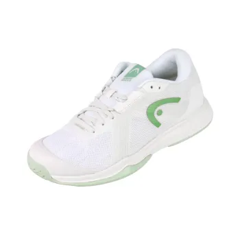 HEAD Anti-Slip Wear-Resistant Low-Top Tennis Shoes Women's White Green